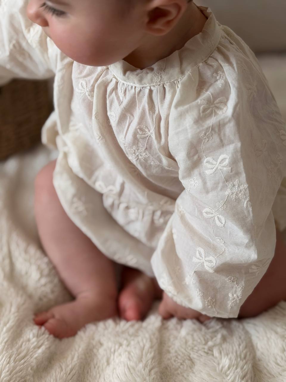 Embroidered Baby Romper