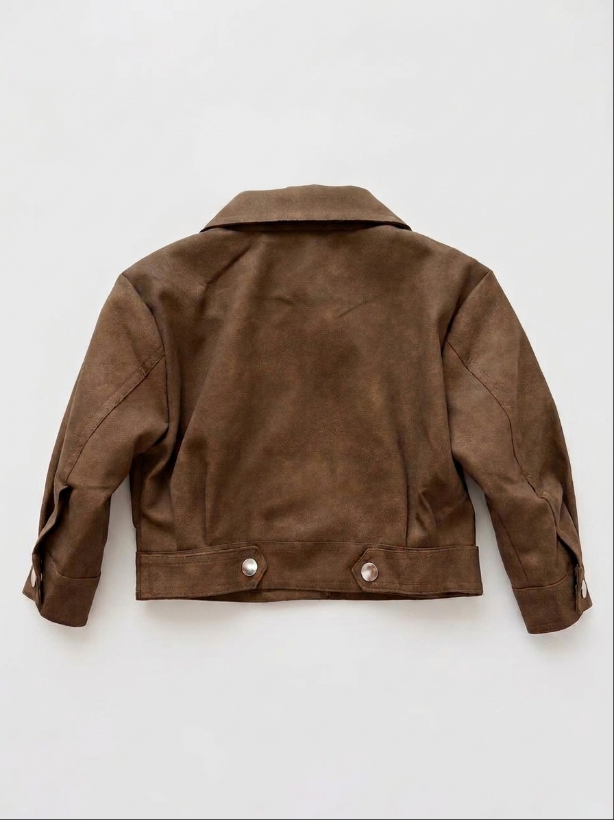 Kids Leather Jacket – Unisex