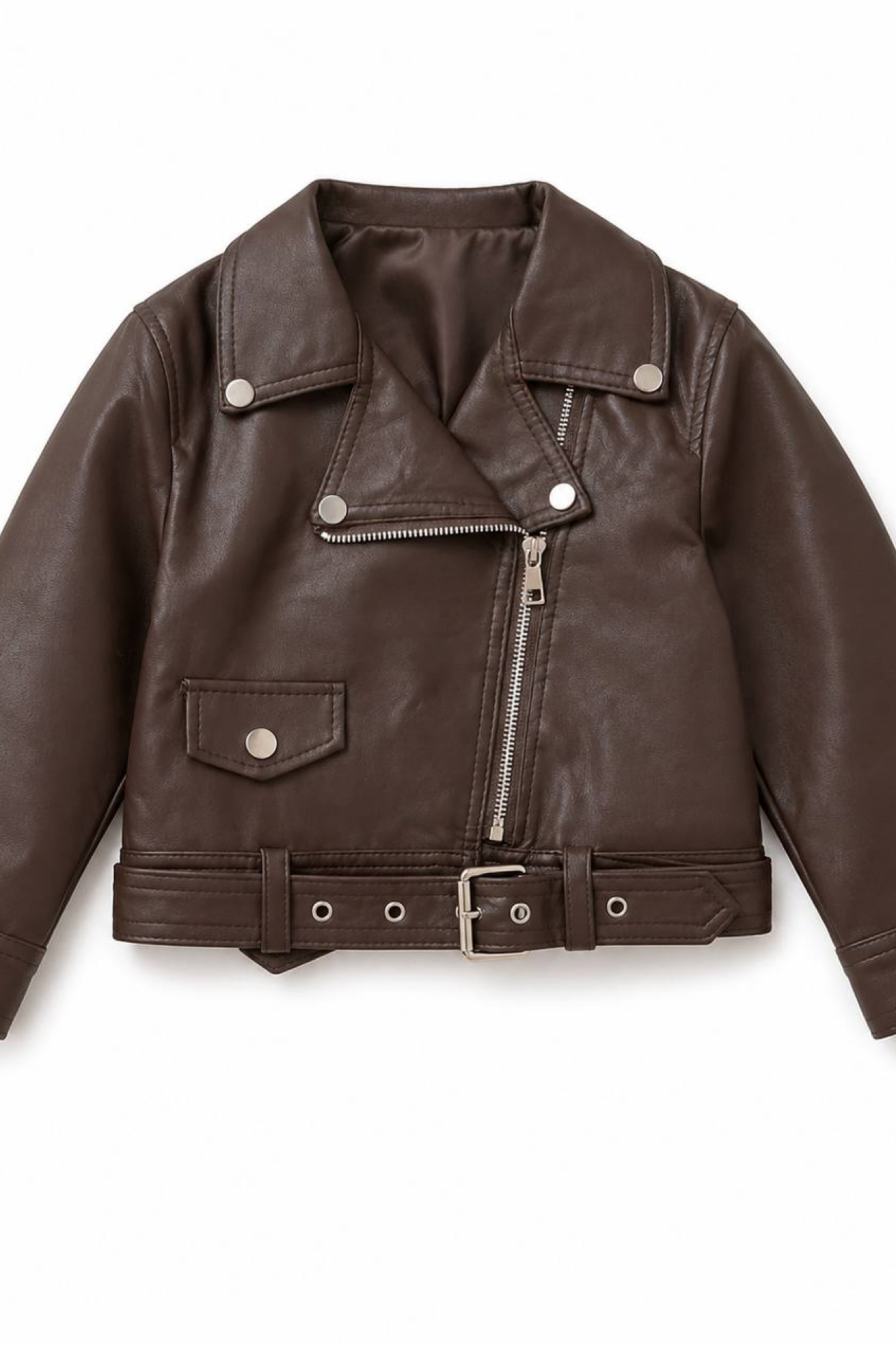 Faux Leather Biker Jacket