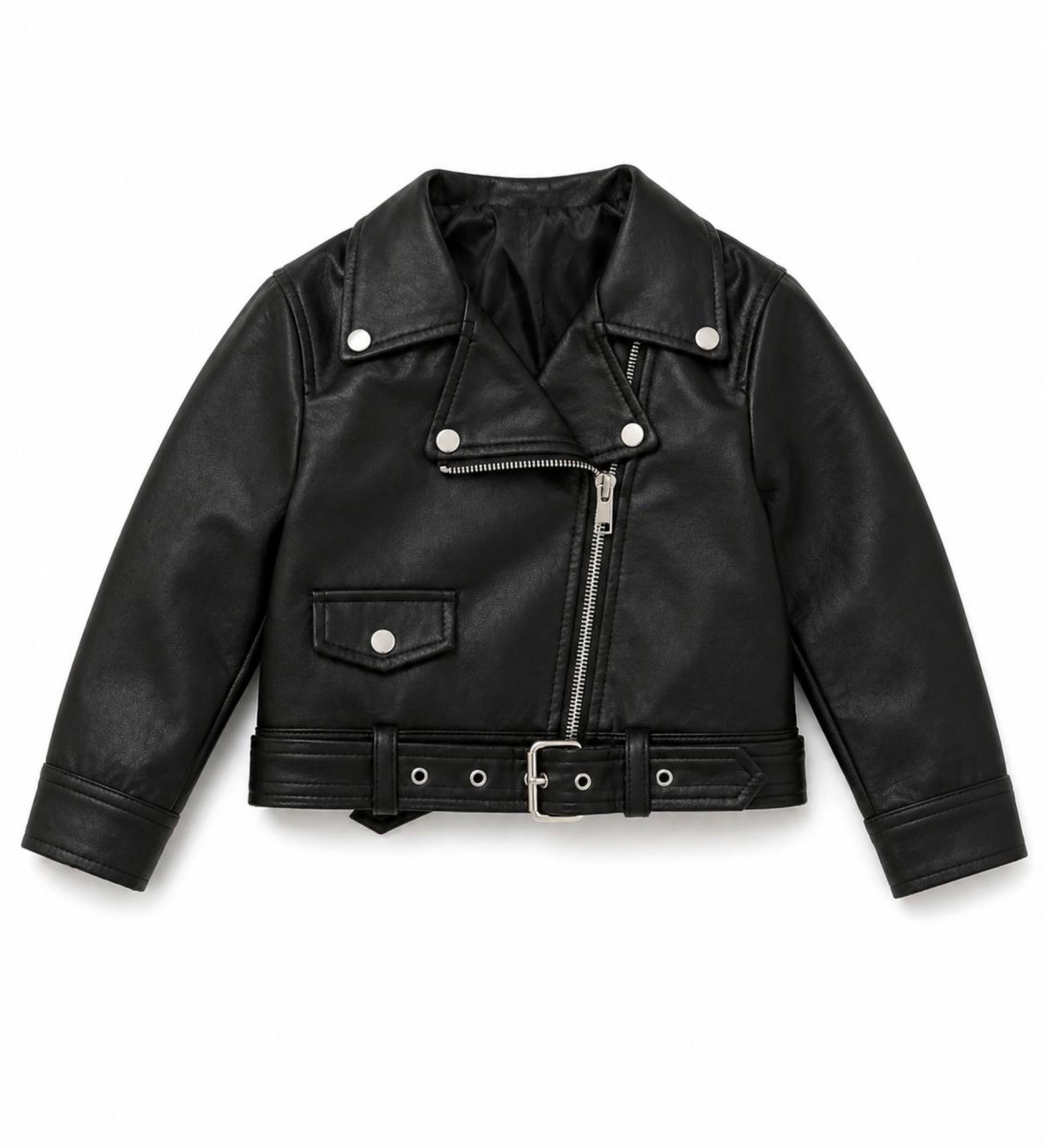 Faux Leather Biker Jacket